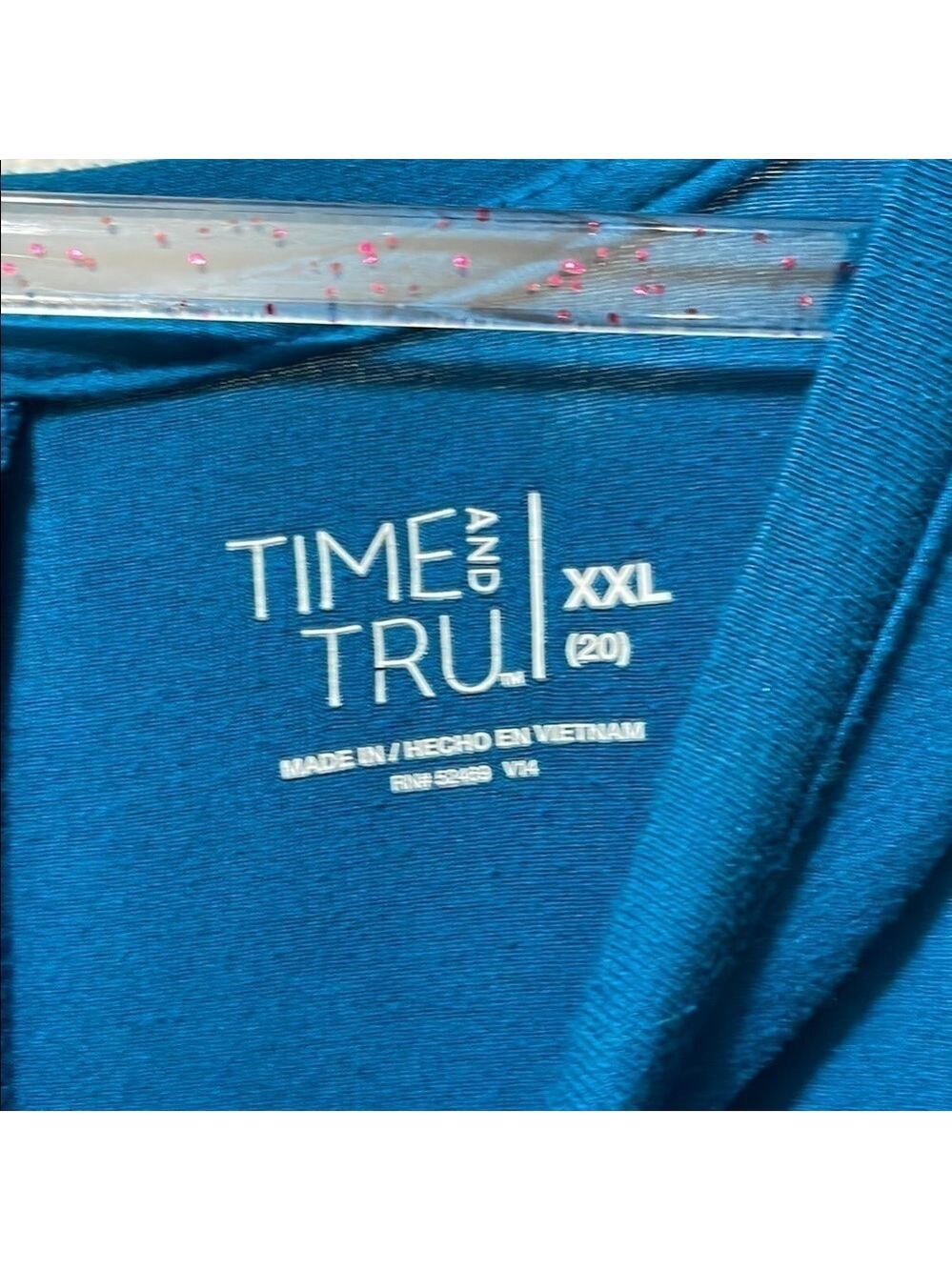 Time and Tru Blue Sleeveless Dress - Picture 2 of 5